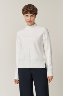 Свитер женский Baon B131550 белый XXL