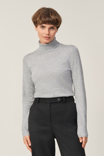 Водолазка женская Baon B221701 серая 4XL