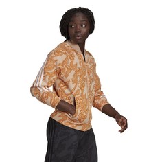 Толстовка Adidas для женщин, на молнии, HA5700, Halblu, Focora, White, размер XS