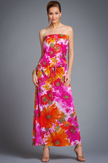 Платье женское Арт-Деко P-324 розовое 46 RU