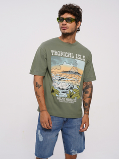 Футболка мужская ТВОЕ 97688 хаки XL