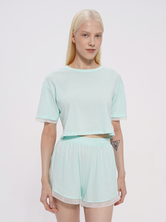 Пижама женская ТВОЕ 98529 зеленая XL