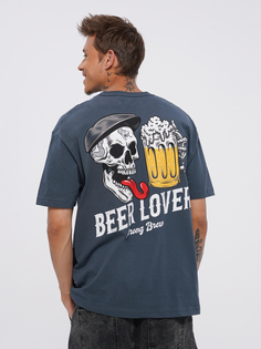 Футболка мужская ТВОЕ 98597 синяя M