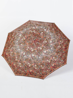 Зонт женский ZEST 53628 бордово-бежевый