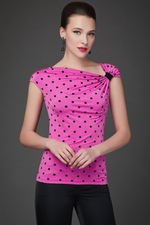 Блуза женская Арт-Деко L-1157 розовая 42 RU
