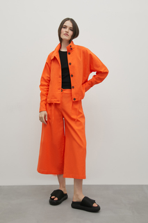 Брюки женские Finn Flare FSC110229 оранжевые M