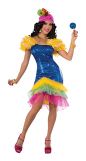 Платье карнавальное женское Bristol х75142 разноцветное one size