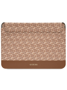 Чехол для ноутбука унисекс Guess Sleeve G CUBE 14" коричневый