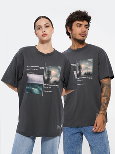 Футболка унисекс ТВОЕ 79776 серая XL-XXL