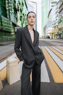 Блейзер женский Incity 1.1.2.23.01.42.00722 серый L