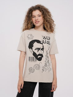 Футболка женская ТВОЕ 98832 бежевая M