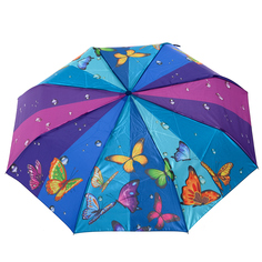 Зонт женский Raindrops Бабочка фиолетовый