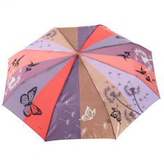Зонт женский Raindrops Бабочка темно-коричневый