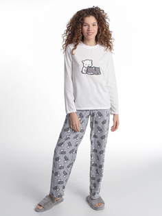 Комплект домашний женский ТВОЕ A9823 белый XS