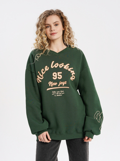 Свитшот женский ТВОЕ 97016 зеленый M-L