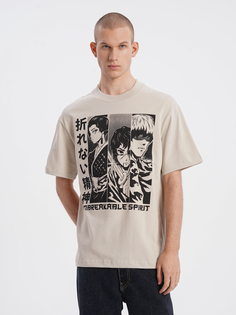 Футболка мужская ТВОЕ 97319 бежевая L