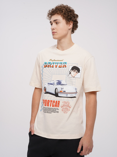 Футболка мужская ТВОЕ 98309 бежевая S