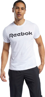 Футболка мужская Reebok Gs Linear Read Tee белая 3XL