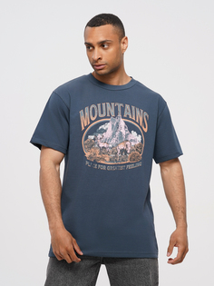 Футболка мужская ТВОЕ 97628 синяя M