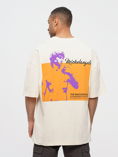 Футболка мужская ТВОЕ 98587 бежевая S