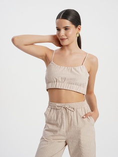 Топ женский ТВОЕ B0602 бежевый S