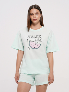 Пижама женская ТВОЕ 99006 зеленая L