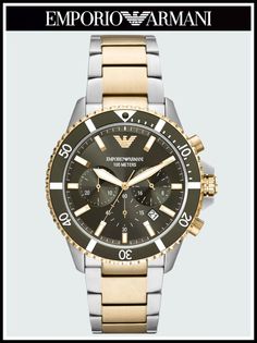 Наручные часы мужские Emporio Armani A11361R золотистые/серебристые