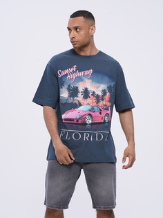 Футболка мужская ТВОЕ 98637 синяя XL