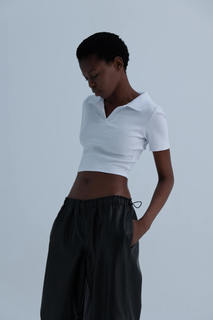 Топ женский Incity 1.1.1.23.01.03.01769 белый XXS