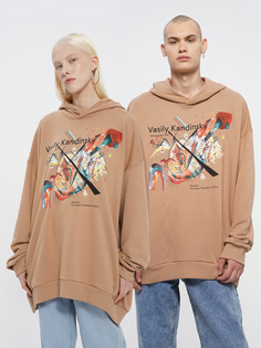 Худи унисекс ТВОЕ 79782 бежевое XL-XXL