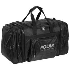 Дорожная сумка мужская Polar 6072с черная 81 x 40 x 32  см