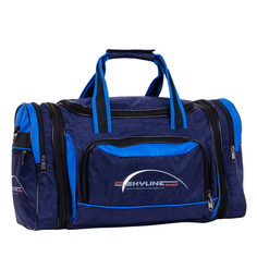 Дорожная сумка мужская Polar 6067-1 голубая 47 х 31 х 26 см