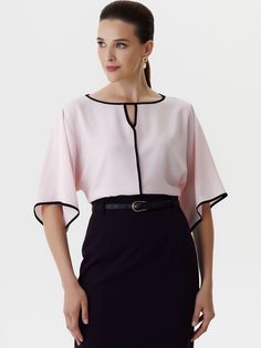 Блуза женская Арт-Деко R-1387 розовая 46 RU