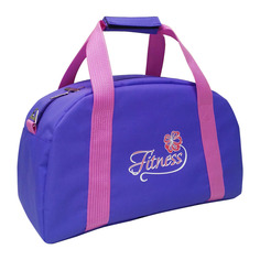 Дорожная сумка женская Polar 5997-2 синяя с розовым 44х24х19 см