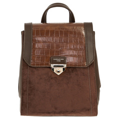 Рюкзак женский David Jones 6845-2 темно-коричневый, 22x26x13 см