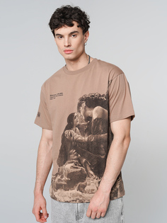 Футболка мужская ТВОЕ 90777 бежевая S