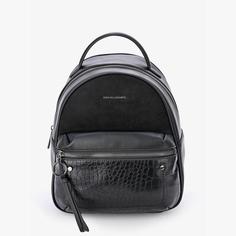 Рюкзак женский David Jones 6869-4 черный, 23x27x12 см
