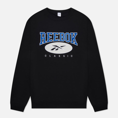 Мужская толстовка Reebok Archive Essentials Crew чёрный, Размер L