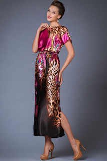 Платье женское Арт-Деко P-611 розовое 48 RU