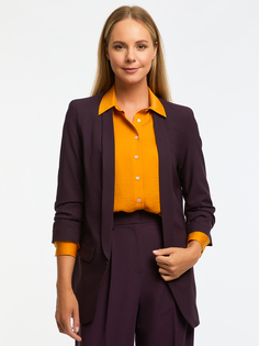 Жакет женский oodji 11207010-2B фиолетовый 42 EU