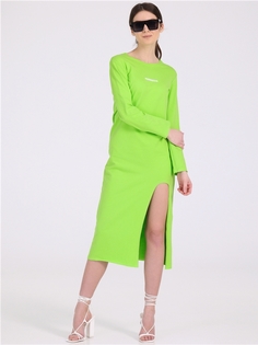 Платье женское Апрель 1ЖПД4285258 зеленое 100/164