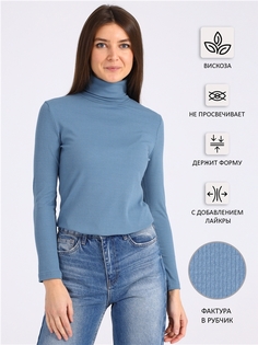 Водолазка женская Апрель 1ЖДВД3954423 голубая 92/164