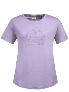 Футболка женская Dolomite Tee Ws Cristallo Merino Ss фиолетовая L