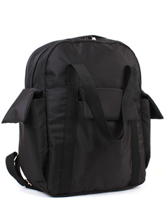 Сумка-рюкзак унисекс Медведково mix24795321541 черная, 43х44х12 см