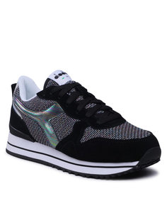 Кроссовки женские Diadora 101.179260-80013 черные 38.5 EU