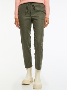 Брюки женские oodji 11709038-1 зеленые 44 EU