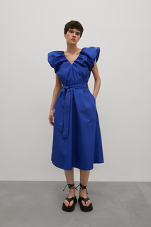 Платье женское Finn Flare FSD110148 синее XS