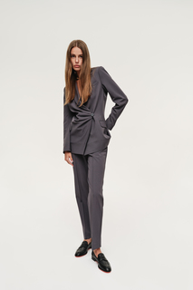 Брюки женские Finn Flare FAD110120 серые L