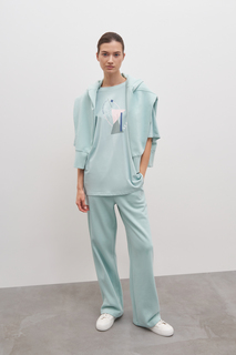 Спортивные брюки женские Finn Flare FAD110180 голубые XS