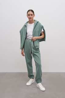 Спортивные брюки женские Finn Flare FAD110138 зеленые L